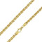 trendor Königskette Collier Gold auf Silber 925 Breite 4,7 mm vergoldeter Silberschmuck für Herren, zeitlose Herrenkette, tolle Geschenkidee, 51325-60 60 cm