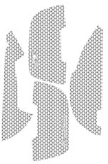 Xtrfy Lizard Skins, Selbstklebendes DSP-Grip-Tape für Gaming-Maus Xtrfy MZ1/MZ1 Wireless, Kein Zuschneiden Nötig, Rutschfest und Komfortabel, Weiß