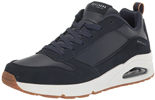 Skechers Herren UNO-Stacre Sneaker, Marineblau, 46 EU