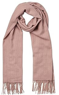 PIECES Damen PCKIAL New Long Scarf NOOS BC Schal 17105963,Woodrose,Einheitsgröße