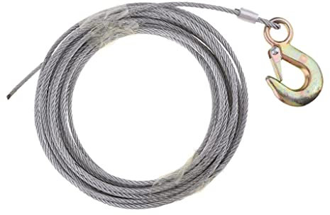 Baoblaze Câble Métallique de Remorque de Câble de Treuil pour Yacht de Bateau