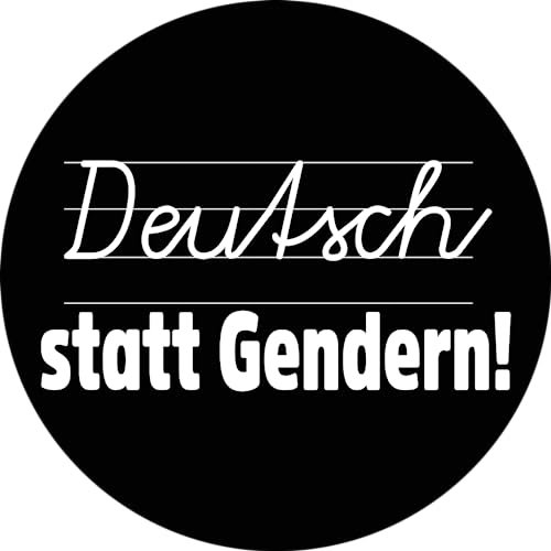 Sammys Shirt Store Deutsch statt Gendern Vinyl-Aufkleber Sticker für Auto wetterfest 10cm