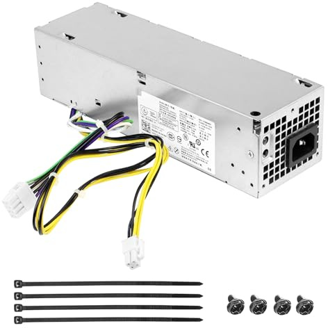 NT1XP YH9D7 - Fuente de alimentación PSU para Dell Optiplex 3020/7020/9020 y Precision T1700 SFF Systems R7PPW 3XRJ0 V9MVK FP16X T4GWM M9GW7 FN3MN H255ES-00 D25AS-0 0 F25 5 ES-00