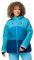 Ulla Popken Curvy Hyprar Colorblock 810195 Damen-Skijacke, Übergröße, vollständig gefüttert, Helltürkis, 42-44