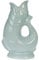 Carafe glouglou emblématique Gurgly, Air, Grand format 28cm 1,4L – Pichet à eau en forme de poisson, vase décoratif, ornement, carafe