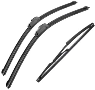 Escobilla limpiaparabrisas Para Fiat Para Punto 188 1999 2000 2001 2002 2003 2004 2005 22 + 18 + 13,8 3 Uds Limpiaparabrisas Delantero Trasero Parabrisas Accesorios Ventana Parabrisas