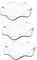Alipis 3pcs Replacement Glass Dish for Wax Warmers Oil Warmer Plate for Aromatherapy Lamps Heat Dish for Candle Melting Transparent Design