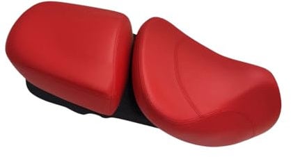Sitzbank Roller Duo Sattel ist kompatibel und passt auch auf Vespa GTS 125/300 Rot Farbe Motorroller Scooter