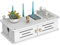Boite Rangement Cable Sans fil Wifi routeur boîte de rangement tenture murale prise conseil support câble organisateur salon bois PVC panneau étagère bricolage décor à la maison Boite Rangement Cable(