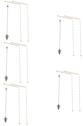 JECOMPRIS 5ensembles De Divination Laiton Pour Chasse Aux Fantômes Et Recherche De Outils De Radiesthésie Pour Débutants Et Aventuriers