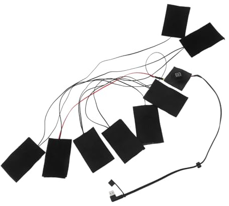 Healeved Heizkissen Für Kleidung Elektrisches Heizkissen Mit Kohlefaser-heizelementen Beheiztes Kissen Usb Für Camping Kleine Mit Einstellbarer Temperatur