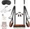 BDSMYEE Deluxe Liebesschaukel Kit, Sex Swings Loveswing & Augenbinde & Nippel-Clip-Kette & Handschellen & Fesseln, Bondageset Fessel Set Bondage Set für Tür für Paare extrem sex