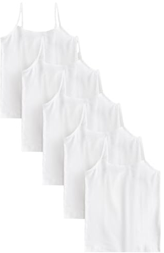 NEXT Mädchen Spitzen-Trägertop, 5er-Pack