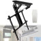 Soporte motorizado para TV, montaje eléctrico de techo con ajuste de ángulo de 0 a 75°, elevador de TV con control remoto, compatible con pantallas de 32 a 65 o de 50 a 90,32-65inch