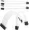 MERRYHAPY 1Set Modular Power Supply Cable Kit Extension Cables Sleeved PC Power Cable for Atx Power Supply Supports Motherboard GPU Connections