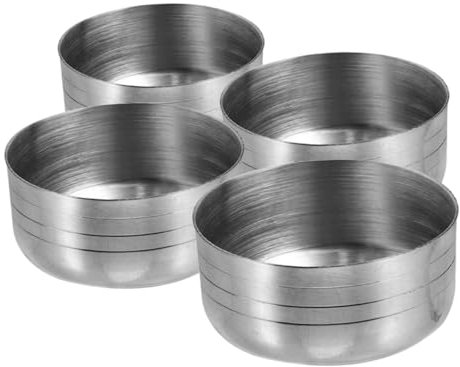 ZUNOXAZ 4 Pcs Stainless Steel Cocktail Shaker Lids Replacement for Tumbler Cups for Home Bars and Beverage Shops for Efficient Mixing and