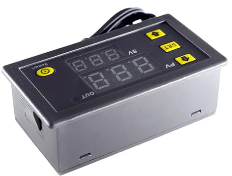 FUUGlan W3230 - Termostato digitale a LED, termoregolatore, incubatrice, 5 V, 12 V, 24 V, 220 V, modulo termostato digitale