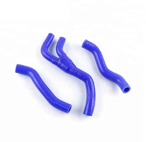 Tubi radiatore dell'auto Compatibile Con CR125R Per CR 125 1998-1999 Tubo Flessibile Per Radiatore Per Auto Set Di Tubi Di Raffreddamento Del Motore(Blu)