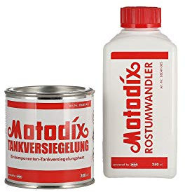 Motodix Set: Tankversiegelung für Tanks bis 15Liter, 2-teilig