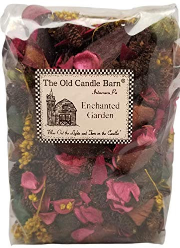 Old Candle Barn Enchanted Garden Potpourri Large Bag - Perfect for Spring and Summer But Can Be Used All Year Long - Decoration or Bowl Filler