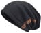VECRY Herren Baumwolle Mütze Strickmützen Slouch Beanie Schädel Cap Winter Sommer Hüte (020-Schwarz)