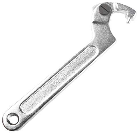 Andux Zone C Schraubenschlüssel Werkzeug Einstellbare Hakenschlüssel YYBS-01 (Runde Nase 3/4-2(19-51))