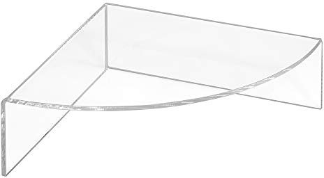 Dekopodest 150x150mm mit 50mm Höhe aus glasklarem Acrylglas/Warenpodest/Warenträger/Verkaufsständer/Dekowinkel/Präsentationsdisplay - Zeigis®