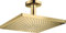 hansgrohe Duschkopf Raindance E 300 Regendusche (Kopfbrause mit Deckenanschluss) Polished Gold Optic, 300x300 mm (Deckenanschluss)