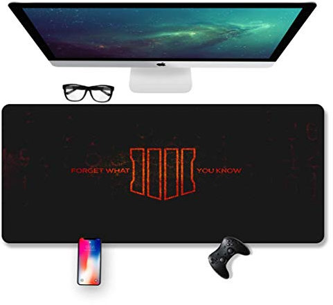 IGIRC Mouse Mat call-of-duty Speed Gaming Mouse Pad | XXL Mousepad |700 x 300mm Large Size| 2mm-Thick Base | Perfect precision and speed, C