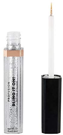 Profusion Cosmetics L'eyeliner glitterato aggiunge una scintillante tonalità dorata a forma di stella per un look festivo, alza il tuo look con un luccichio glamour ad ogni passo, strumento di