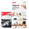 Sugru by tesa - Moldable Multi-Purpose Glue for Creative Fixing and Making, Black, White & Red, 3 Piece