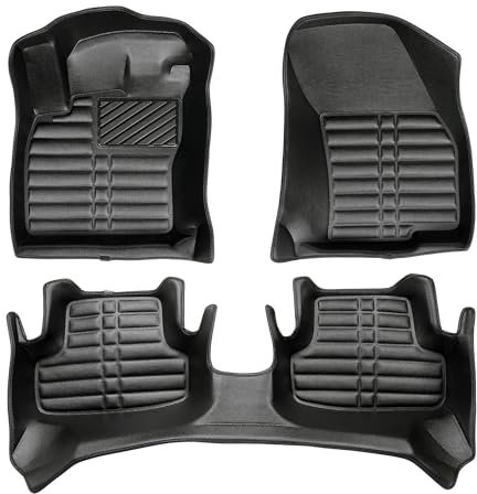 fussmattenprofi.com Auto Fussmatten Kompatibel mit VW T- ROC Baujahr ab 2017 I 100% Passgenau Geruchlos Allwetter Fussraumschale I 5D Premium TPE Fußmatten Set