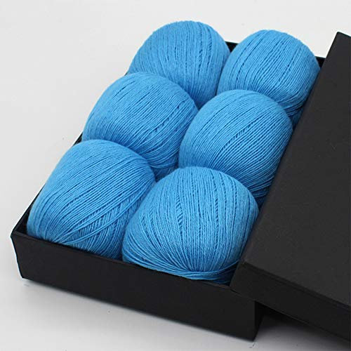 XXSC-ZC 300G Cashmere Garn Wolle-Kugel für das Stricken und Häkeln, Pullover Schal Ha Handschuh, weich und warm, mit Rod Needles,21