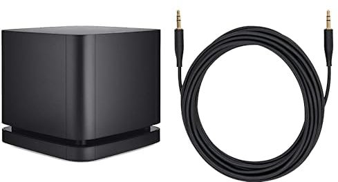 Bose - Bass Module 500, inalámbrico, Negro & Bass Module Connection Cable