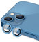 GLASS-M [2 Pcs] Camera Lens Protector for iPhone 13 Mini/iPhone 13, Aluminum Alloy Edge Cover, Anti Scratch Ring Circle Lens Tempered Glass Film - Blue