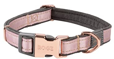 Rogz Dog Urban Classic Halsband, Pink Blush, Größe XS