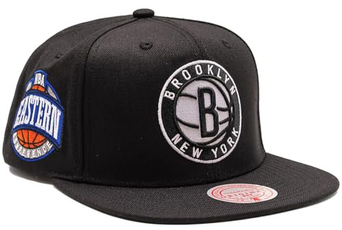 Mitchell & Ness NBA Conference Patch Snapback - Brooklyn Nets