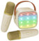 BONAOK Microfono Karaoke Giocattoli 2 Microfono, Caraoke Bluetooth per Bambini Adulti, Lettore Karaoke Microfono per Ricaricare, Giocattoli Elettronici per Bambini (Beige)…