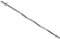 Signature Fitness Standard-Curlstange mit Gewinde, 121,9 cm, Chrom