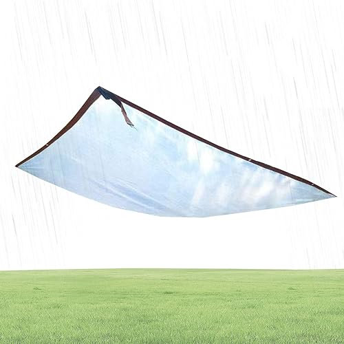 ATYUJKB Bache de Protection Piscine 4x8m, Bâche Transparente Étanche, Rideau Exterieur Terrasse Bache avec Oeillet, Bâches de Jardin Protection Bois, Bache pour Serre Multifonction