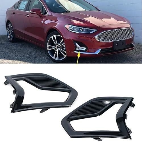KAMNIK Nebelscheinwerfer Gitter für Ford Fusion 2019 2020,Auto Front Nebel Licht Lampe Abdeckung Trim