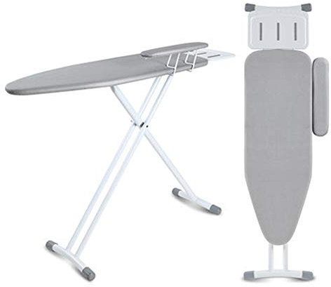 40-Inch Household Folding Sleeve Ironing Board with Knitted Cotton Pad and Anti-Slip Silicone Strip - 7-Speed Height Adjustment Extension Panel