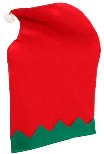 TOPBATHY Stuhlbezug Esstischdekoration Weihnachtssitzbezug Sitzbezüge für Stühle Stuhlschutz für Weihnachten Stuhlhusse zu Weihnachten dreidimensional Weihnachtsutensilien