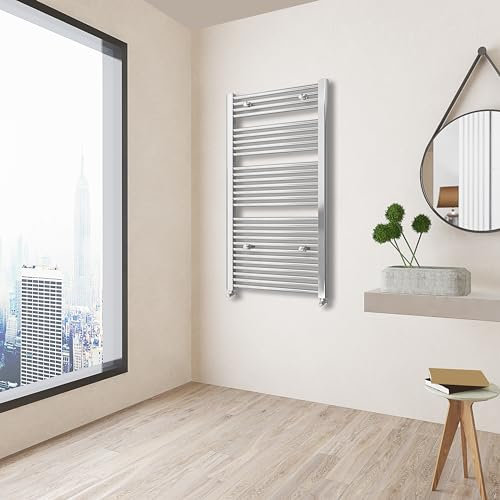 DUCHA CASA Cromado Radiador toallero de Agua con Alta Salida de Calor (1200x600 mm)