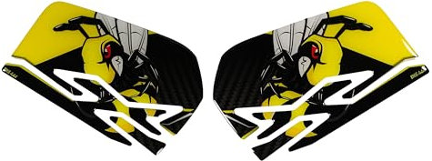 Tankpad Protezioni laterali compatibili con Honda CB750 Hornet Giallo Calabrone X801802VA