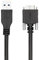 chenyang Câble micro USB 3.0 - Type A mâle vers Micro B mâle - Avec vis de plaque de montage - 5 m