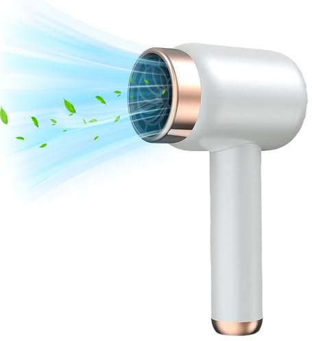 Secador de pelo inalámbrico, motor de 1000 W, secado rápido, 26.000 rpm, secador de pelo de viaje, para mujeres, hombres, salón, hogar (blanco)