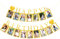 Giantree Happy 16th Birthday Girlande, 16th Geburtstag Banner Hängende Foto Wanddekoration Happy Birthday Girlande Fotogirlande Zum Geburtstag Happy 16 Birthday Alles Gute Zum Geburtstag Banner(Gold)
