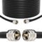 YOTENKO RG213 Coaxial Cable 50FT - CB Coax Cable Ultra Low Loss RG-213 UHF PL-259 Coax Cable Male to Male, 50 Ohm, for Ham Radio CB Radio Antenna