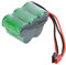 Batterie RX NiMH 6V 1600mAh Alimentation trapézoïdale pour récepteur de modèle RC Alimentation trapézoïdale en Un Rien de Temps et Rapidement prête à l'emploi (Forme de caractère)